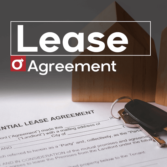 Lease Agreement template - Formal legal document for property rental