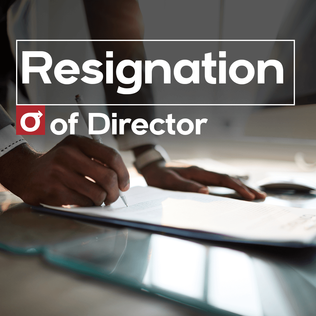 Professional Resignation of Director template - Quick Legal Kenya
